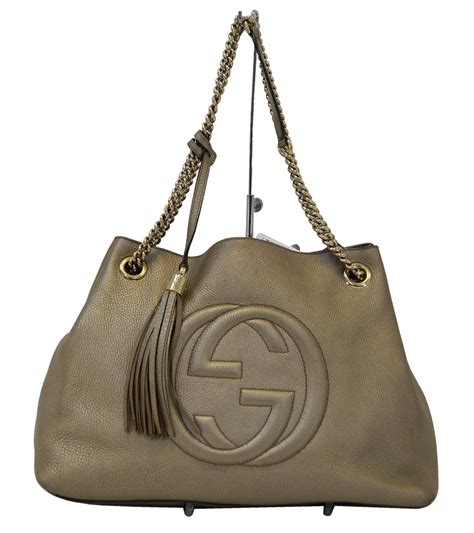 vintage gucci bag gold chain|Gucci handbags with gold chain.